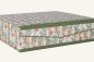 Preview: Elegant box floral pattern green, gold